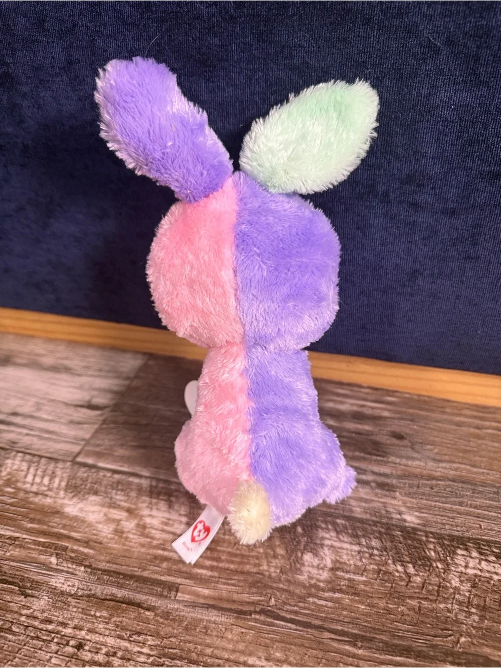TY Beanie Baby Bloom Pastel Bunny Plush - Multicolor Small Pet Toy